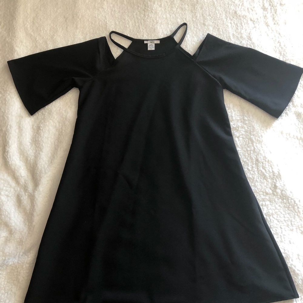 Black Cold Shoulder Dress.